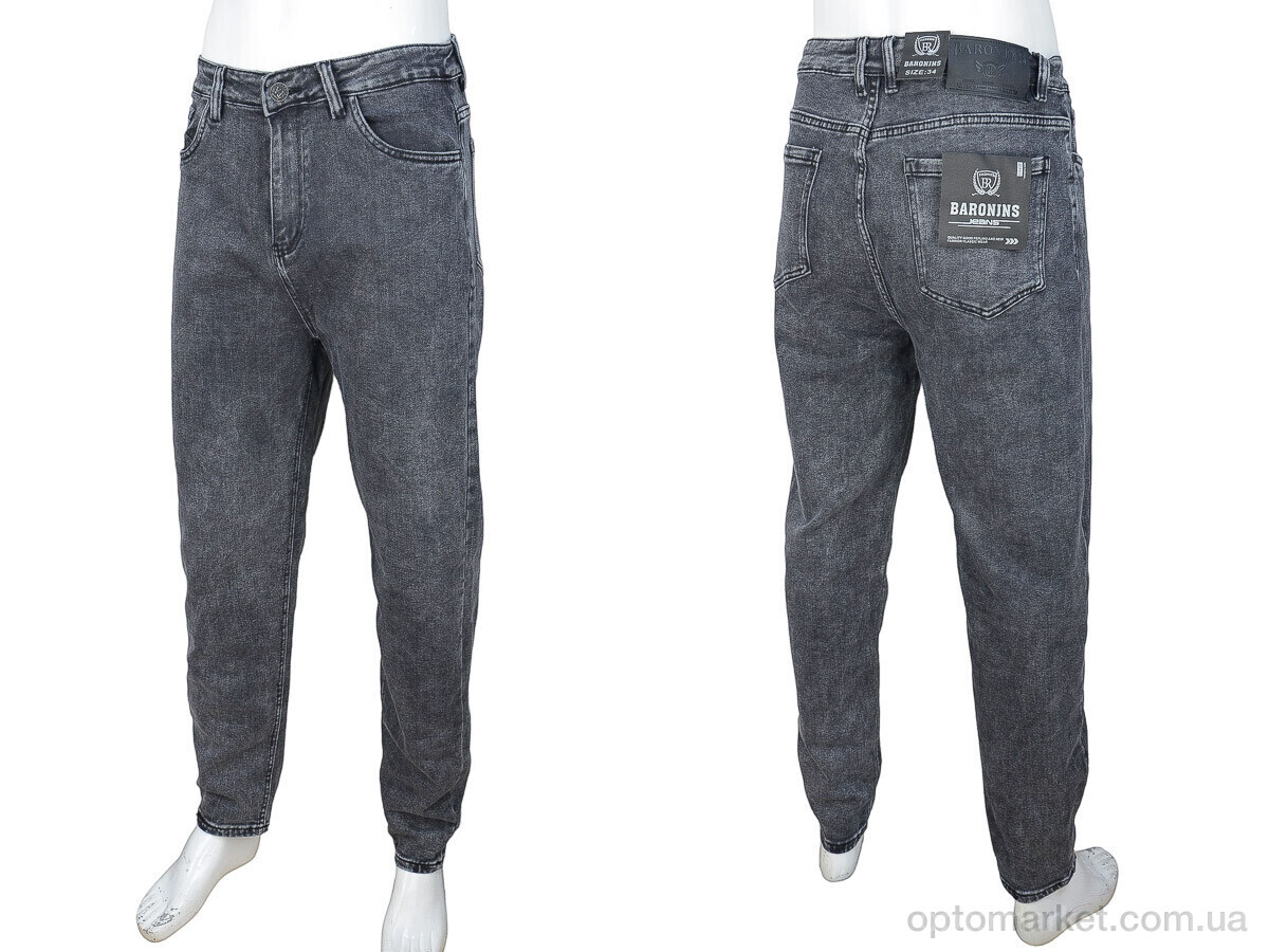 Купить Джинси чоловічі 1513 Baron сірий, фото 3