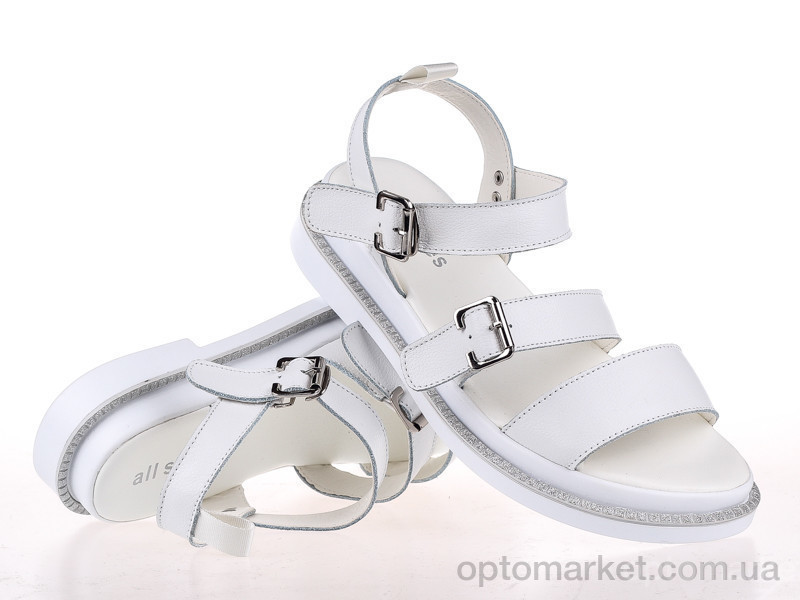 Купить Босоножки женские 151884 Allshoes белый, фото 1
