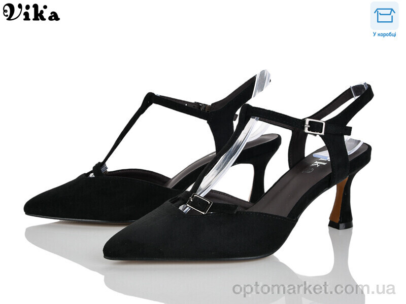 Купить Туфлі жіночі 152-1 Vika чорний, фото 1