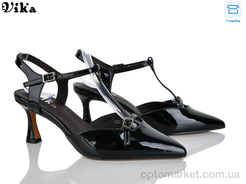 Купить Туфлі жіночі 152-2 Vika чорний, фото 1