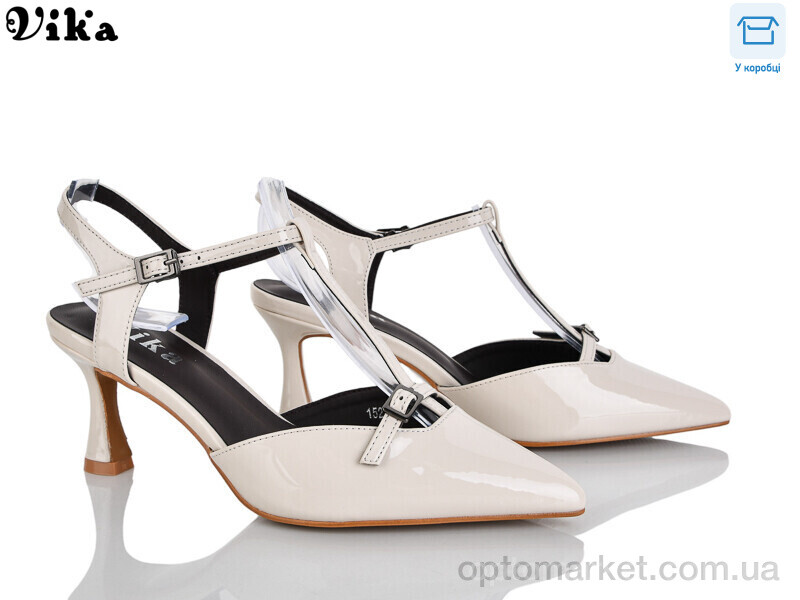 Купить Туфлі жіночі 152-4 Vika бежевий, фото 1