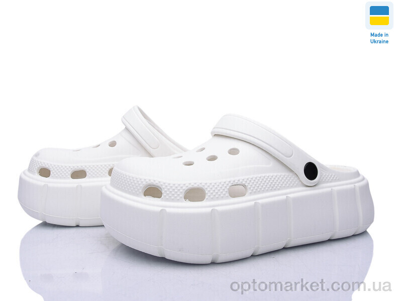 Купить Крокси жіночі 152 білий Progress білий, фото 1