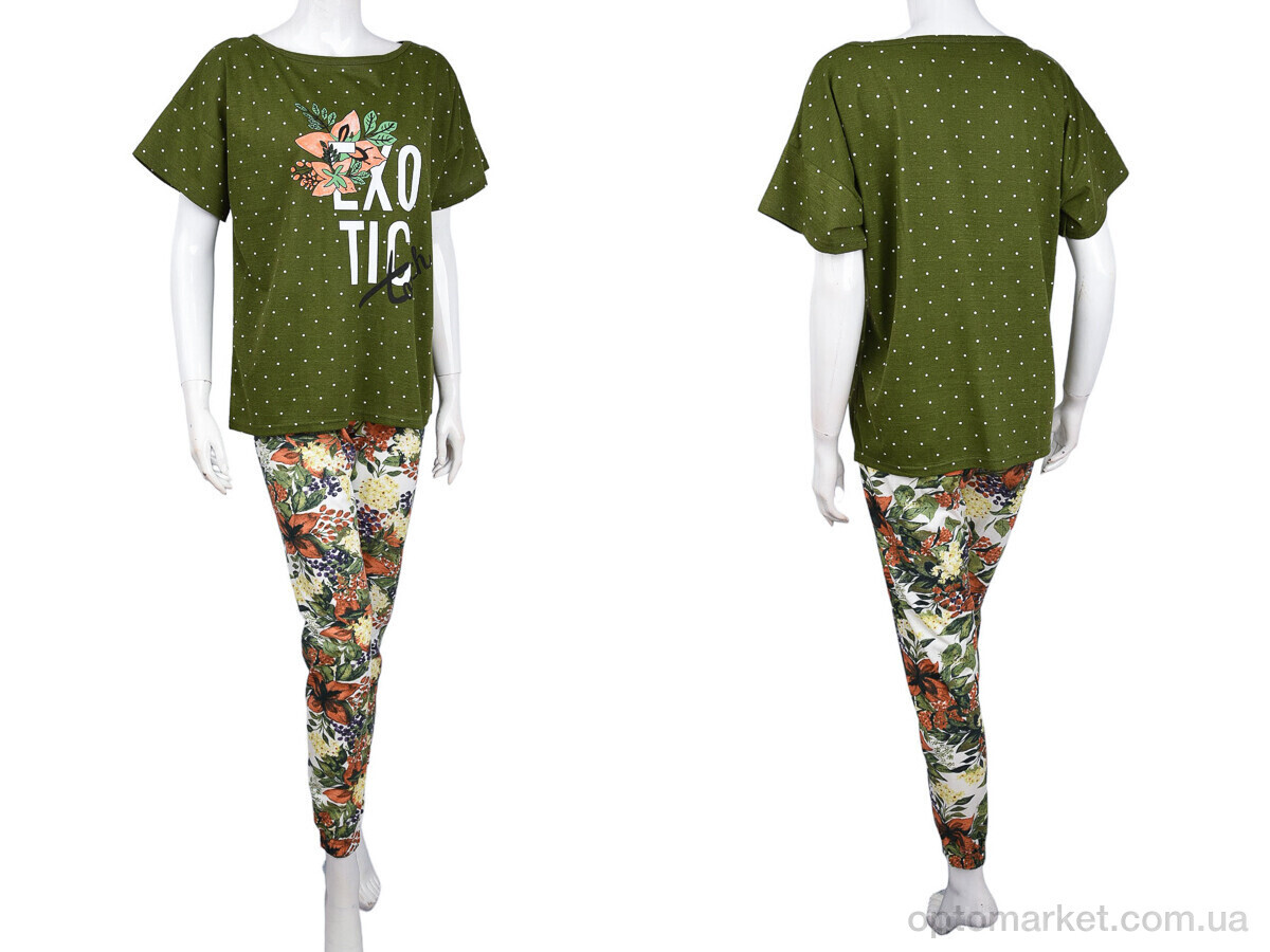 Купить Пижама жіночі 15247 (04097) green Lindros зелений, фото 3