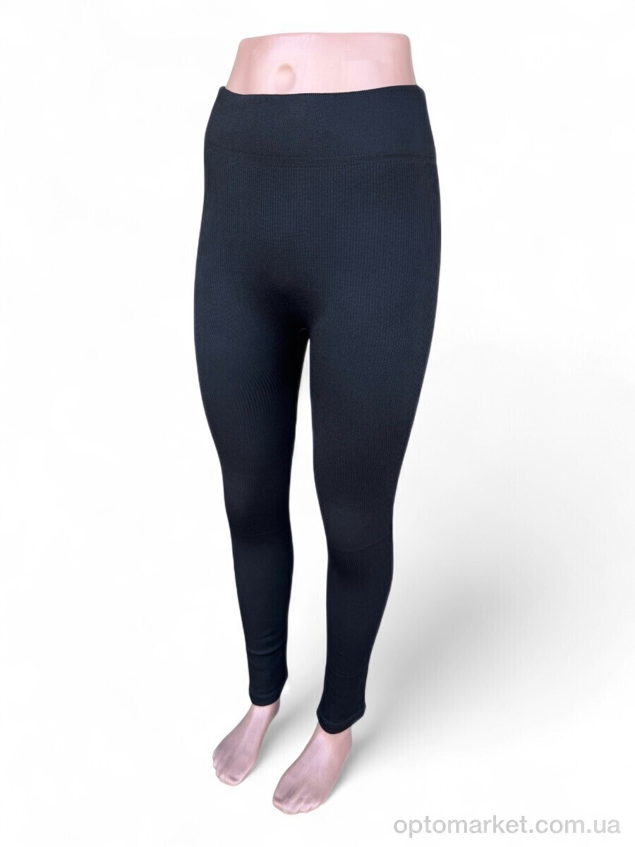 Купить Лосини жіночі 155 чорний рубчик Riza чорний, фото 1