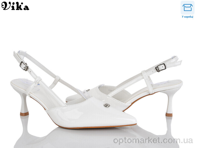 Купить Туфлі жіночі 156-2 Vika білий, фото 1