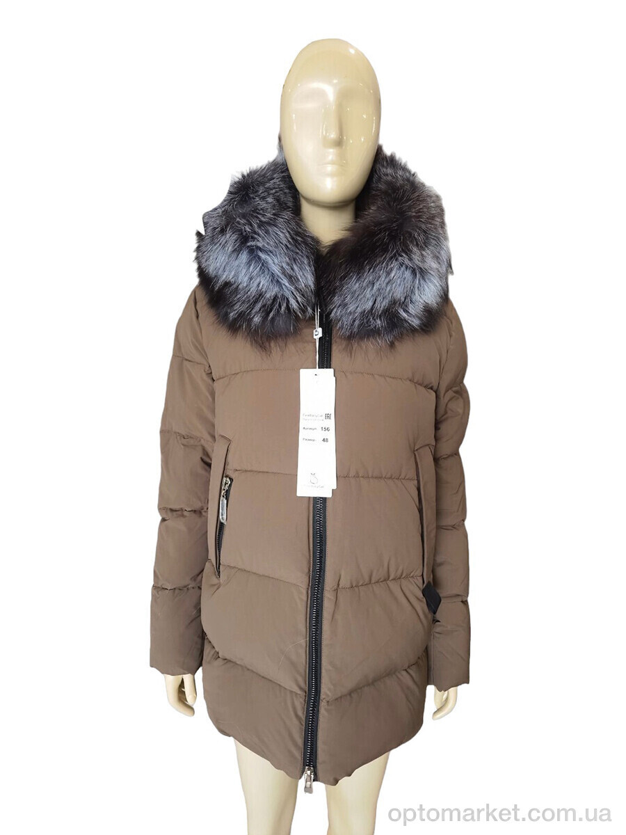 Купить Куртка жіночі 156 коричневий Massmag коричневий, фото 1