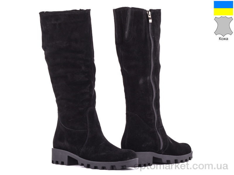 Купить Сапоги женские 157011 Lonza Черный, фото 1