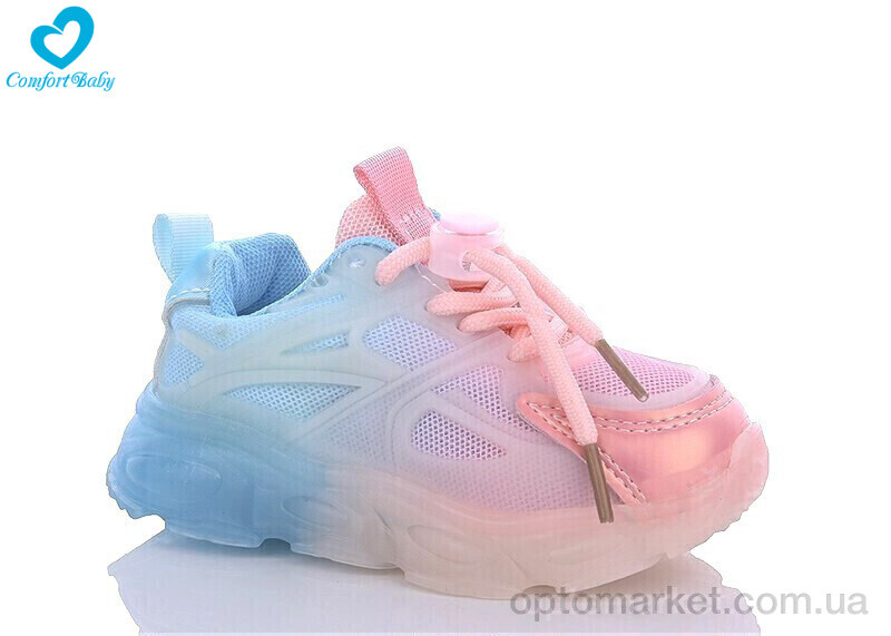 Купить Кросівки дитячі 158-2 рожевий Comfort-baby мікс, фото 1