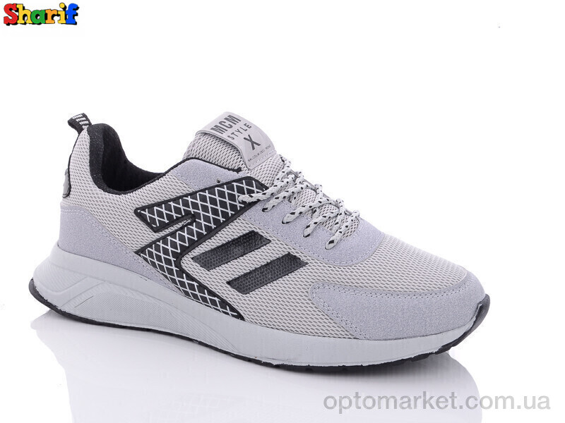 Купить Кросівки чоловічі 1595-2 Malcolm сірий, фото 1