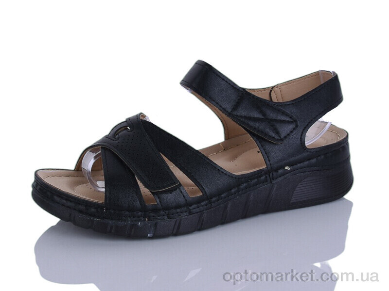 Купить Босоніжки жіночі 160-1 Bao Dao Gong Zhu чорний, фото 1