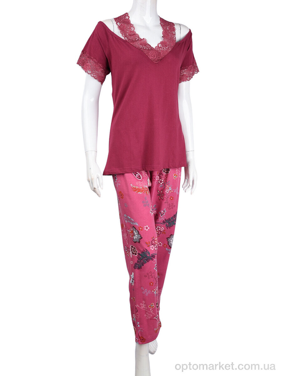 Купить Пижама жіночі 1600-015 (04064) bordo Isik бордовий, фото 1