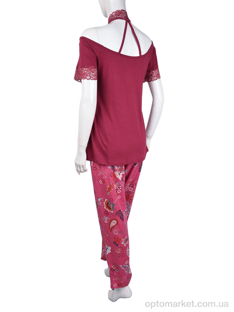Купить Пижама жіночі 1600-015 (04064) bordo Isik бордовий, фото 2