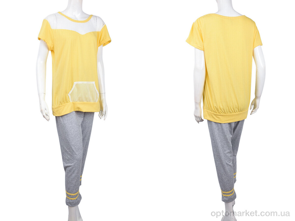 Купить Пижама жіночі 1600-032 (04062) yellow Isik жовтий, фото 3