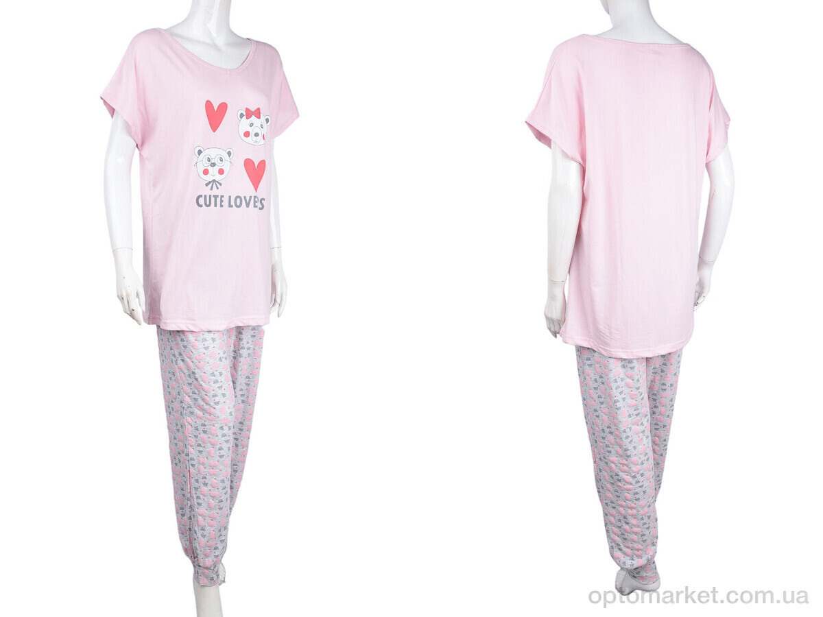 Купить Пижама жіночі 1600-033 (04064) pink Isik рожевий, фото 3