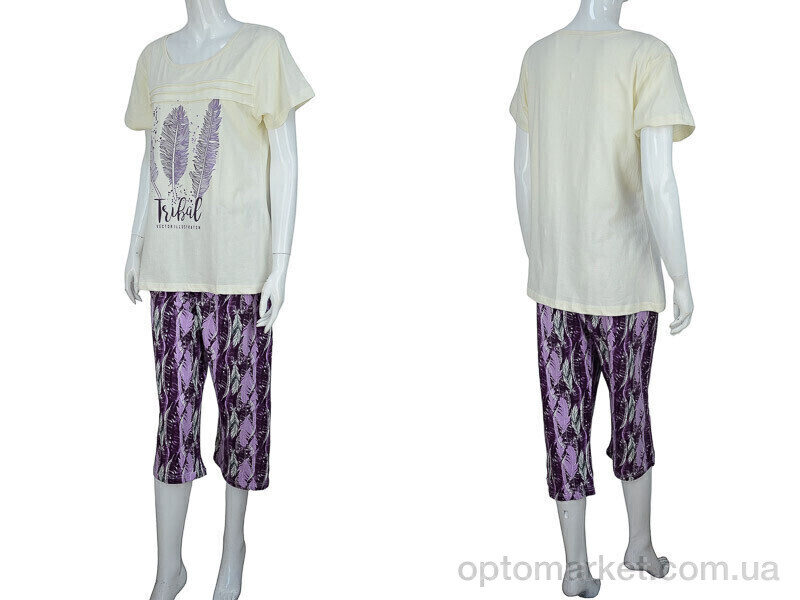Купить Пижама жіночі 1602-002 violet (04062) Isik бежевий, фото 3