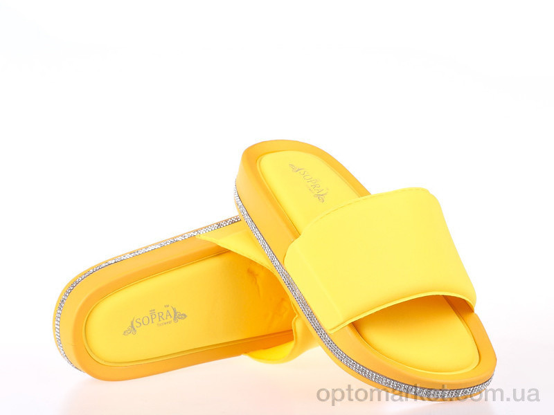 Купить Шльопанці жіночі 160684 Sopra жовтий, фото 1