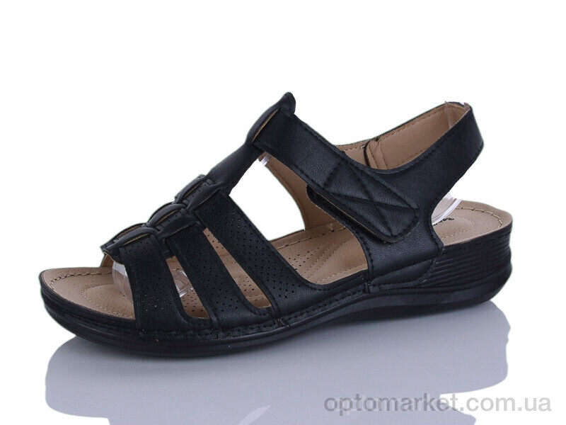 Купить Босоніжки жіночі 161-1 Bao Dao Gong Zhu чорний, фото 1