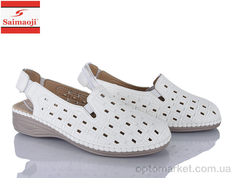 Купить Туфлі жіночі 161-2 Saimaoji білий, фото 1