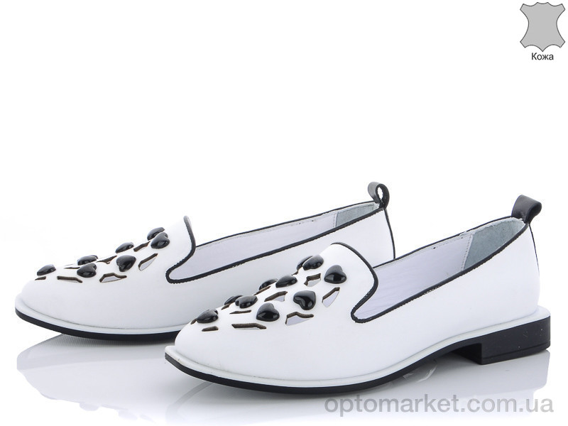 Купить Туфли женские 161-7872-05-17 бело-черный Guero белый, фото 1