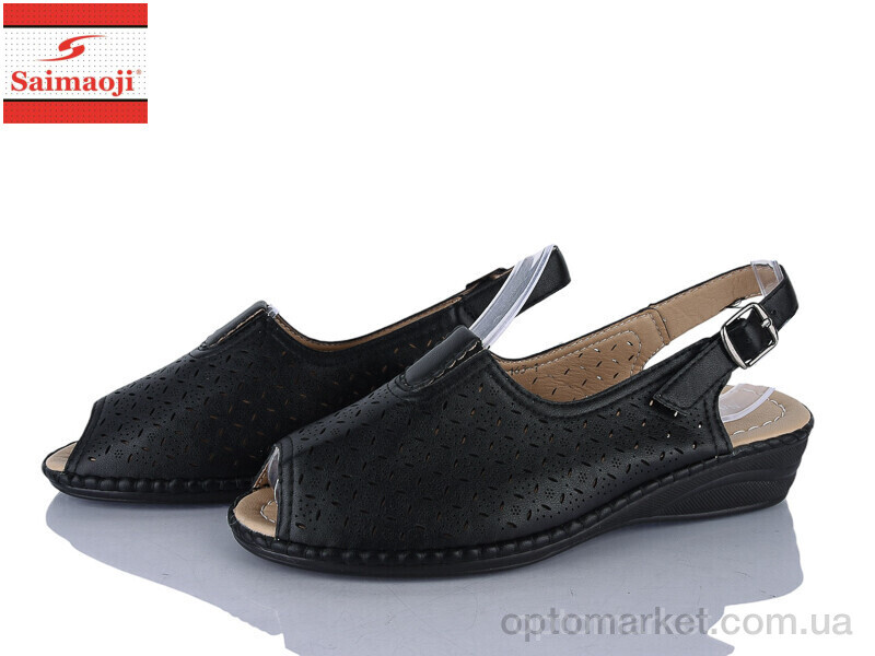 Купить Туфлі жіночі 163-1 Saimaoji чорний, фото 1
