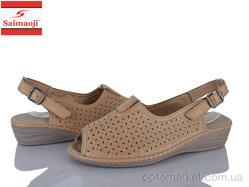 Купить Туфлі жіночі 163-15 Saimaoji коричневий, фото 1