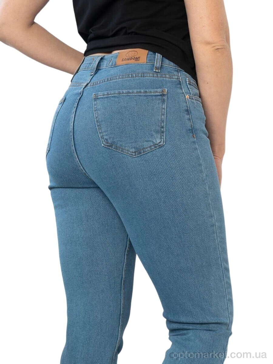 Купить Джинси жіночі 163-449 blue Real London синій, фото 3