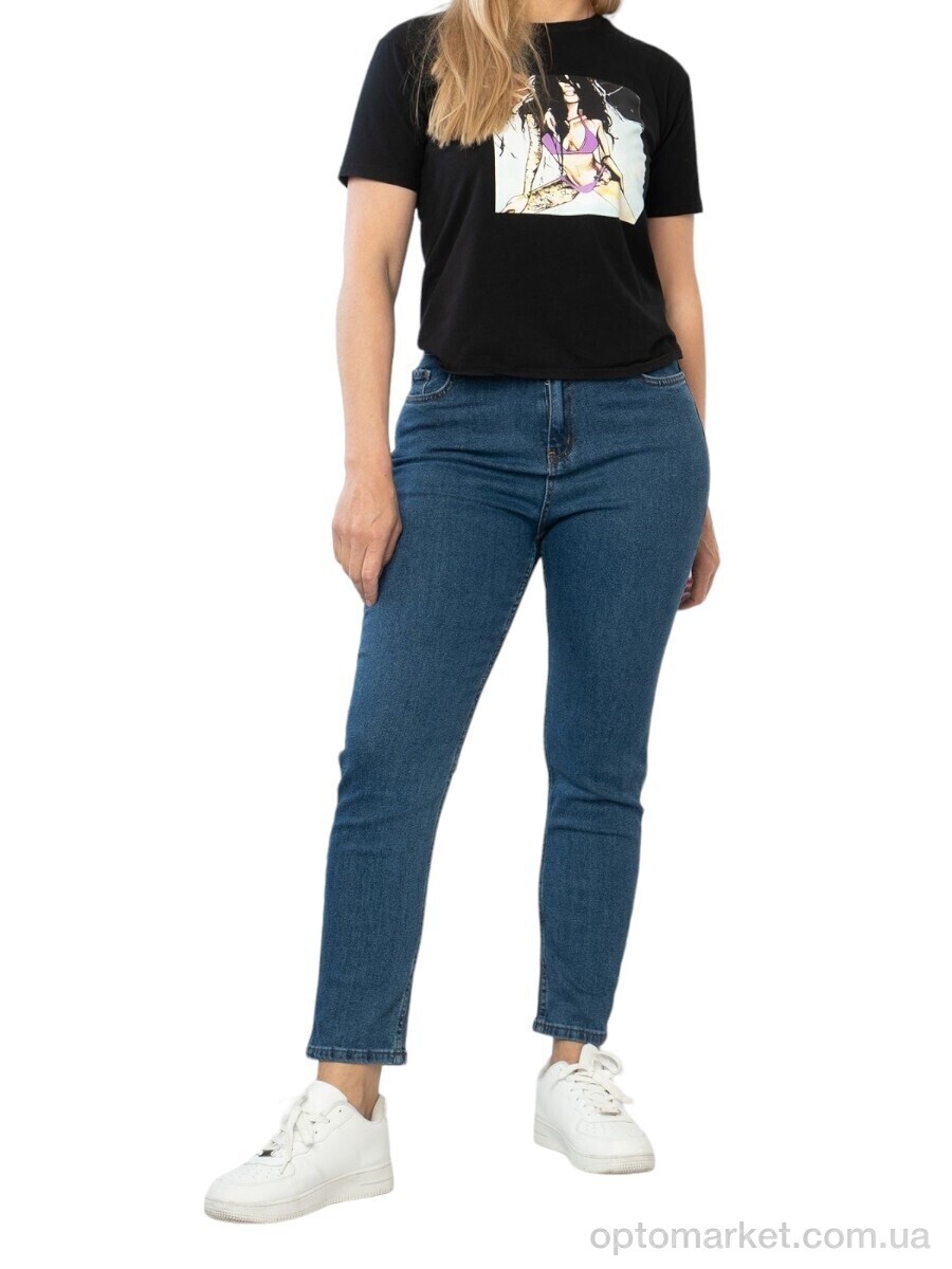 Купить Джинси жіночі 163-449 dark-blue Real London синій, фото 1