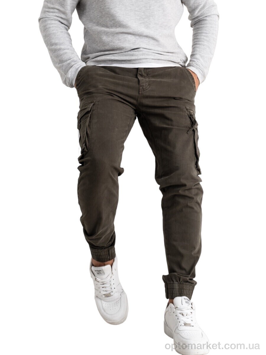 Купить Джинси чоловічі 1641-13 TICLACE хакі, фото 1