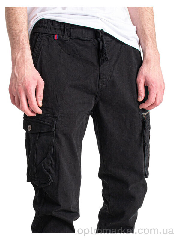 Купить Джинси чоловічі 1641-5 TICLACE чорний, фото 4