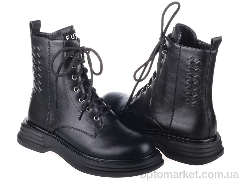 Купить Черевики жіночі 164676 Fabio Monelli чорний, фото 1