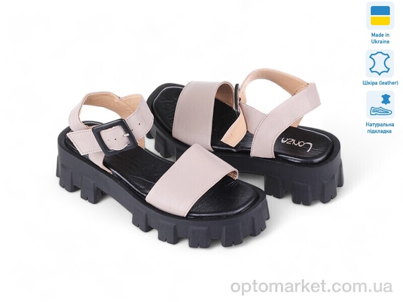 Купить Босоніжки жіночі 164990 Lonza бежевий, фото 1