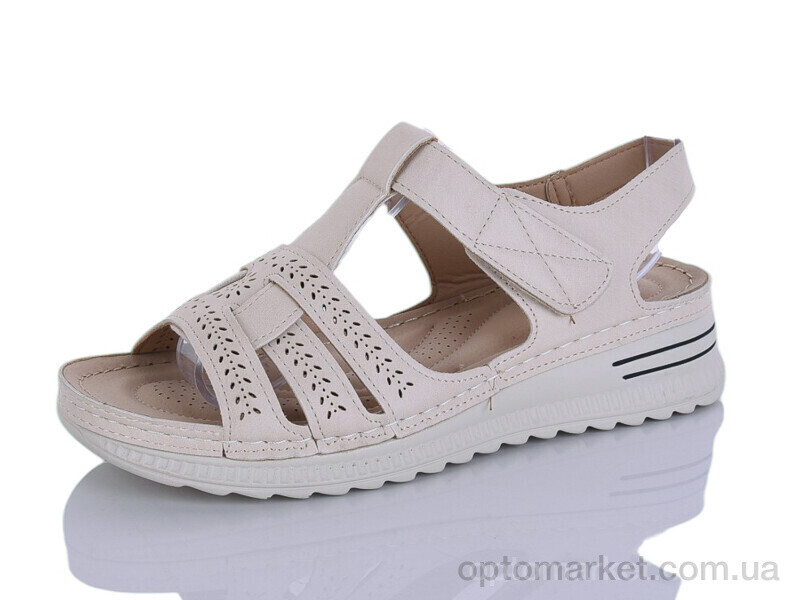 Купить Босоніжки жіночі 165-2 Bao Dao Gong Zhu бежевий, фото 1