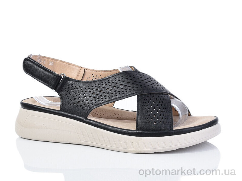 Купить Босоніжки жіночі 166-1 Baodaogongzhu чорний, фото 1