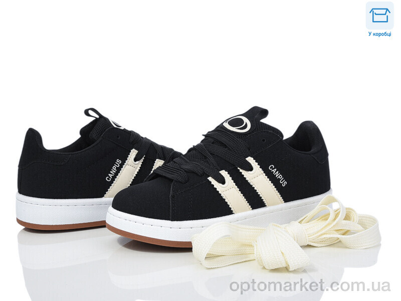 Купить Кросівки жіночі 166-2 Happy чорний, фото 1