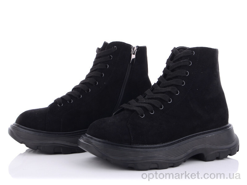 Купить Черевики жіночі 166-47 black-2 Violeta only one чорний, фото 1