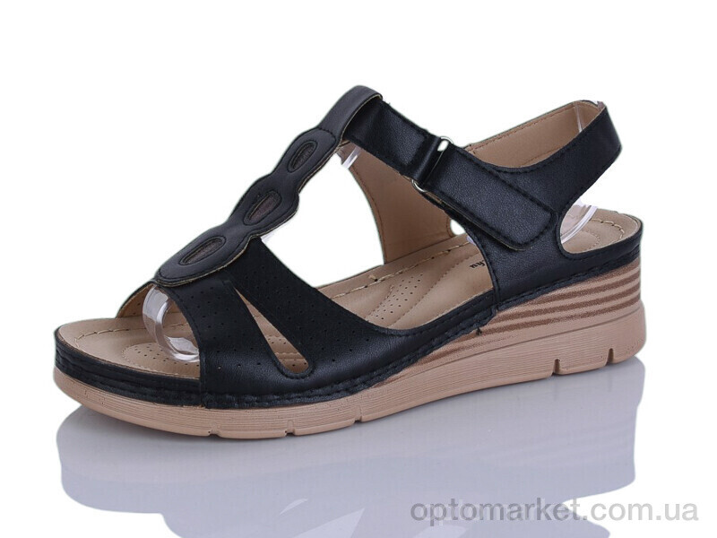 Купить Босоніжки жіночі 167-1 Bao Dao Gong Zhu чорний, фото 1