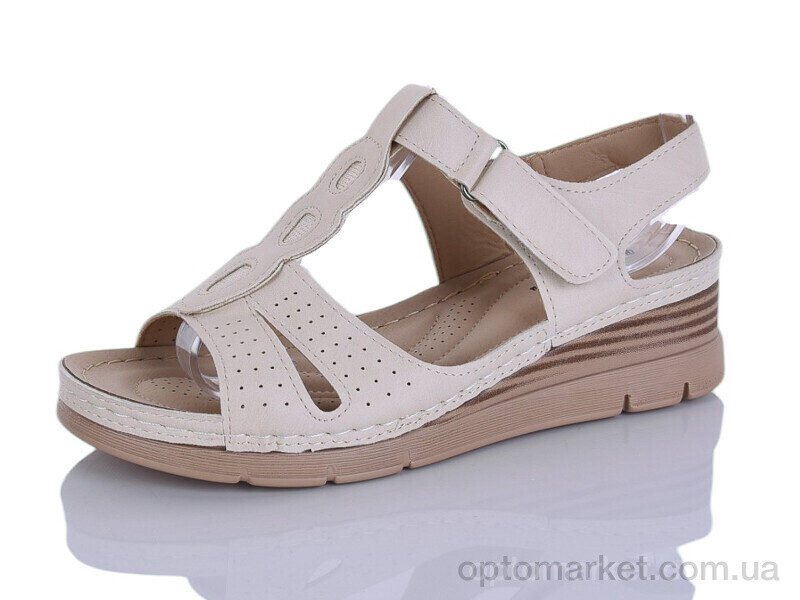 Купить Босоніжки жіночі 167-2 Bao Dao Gong Zhu бежевий, фото 1