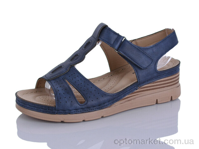 Купить Босоніжки жіночі 167-5 Bao Dao Gong Zhu синій, фото 1