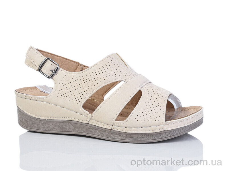 Купить Босоніжки жіночі 168-2 Baodaogongzhu бежевий, фото 1