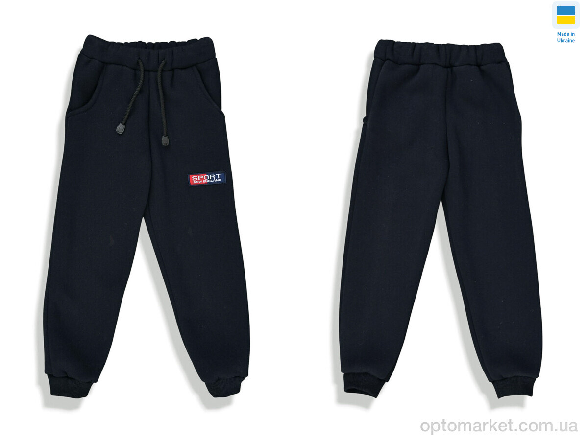 Купить Спортивні штаны дитячі 16832 navy Kir15 синій, фото 3