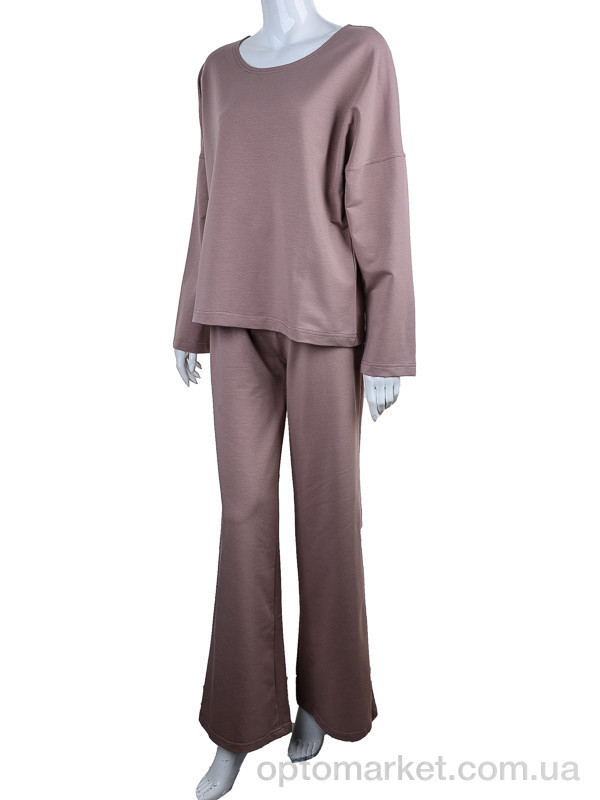 Купить Спортивний костюм жіночі 17-07 моко Di.Va коричневий, фото 1