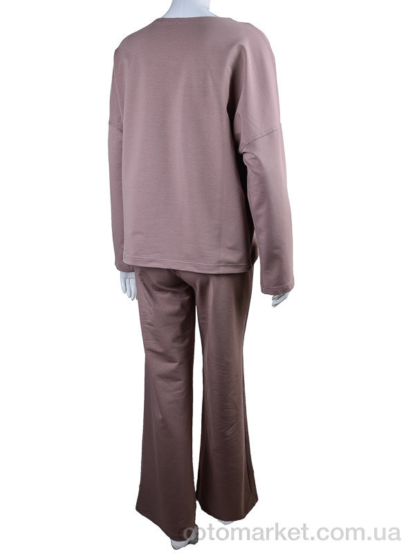 Купить Спортивний костюм жіночі 17-07 моко Di.Va коричневий, фото 2