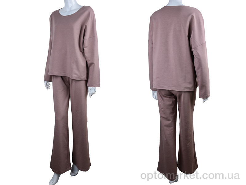 Купить Спортивний костюм жіночі 17-07 моко Di.Va коричневий, фото 3