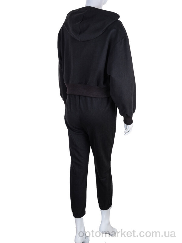 Купить Спортивний костюм жіночі 17-34004-0 black Newe H.A.N. чорний, фото 2