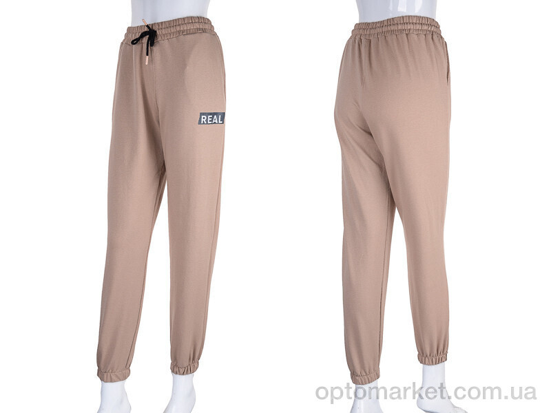 Купить Спортивні штани жіночі 17-8000-1 beige Tengo Mod бежевий, фото 3