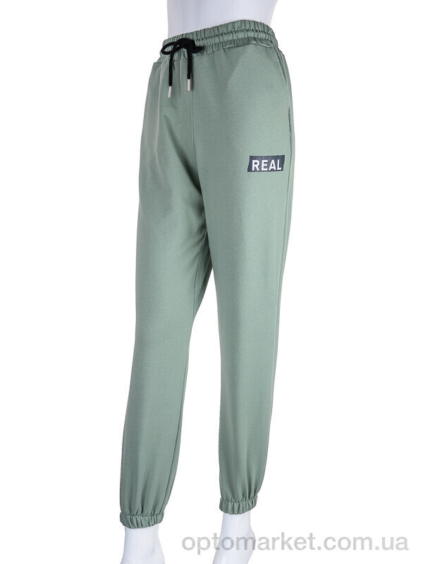 Купить Спортивні штани жіночі 17-8000-3 l.green Tengo Mod зелений, фото 1