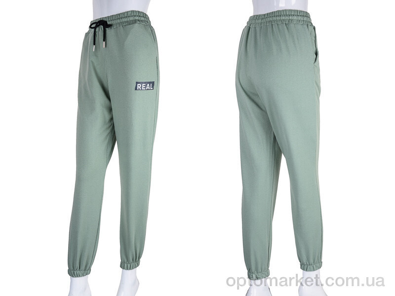 Купить Спортивні штани жіночі 17-8000-3 l.green Tengo Mod зелений, фото 3