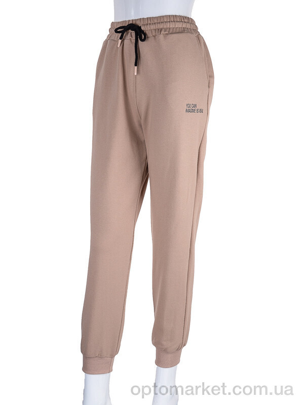 Купить Спортивні штани жіночі 17-8001-0 beige Tengo Mod бежевий, фото 1