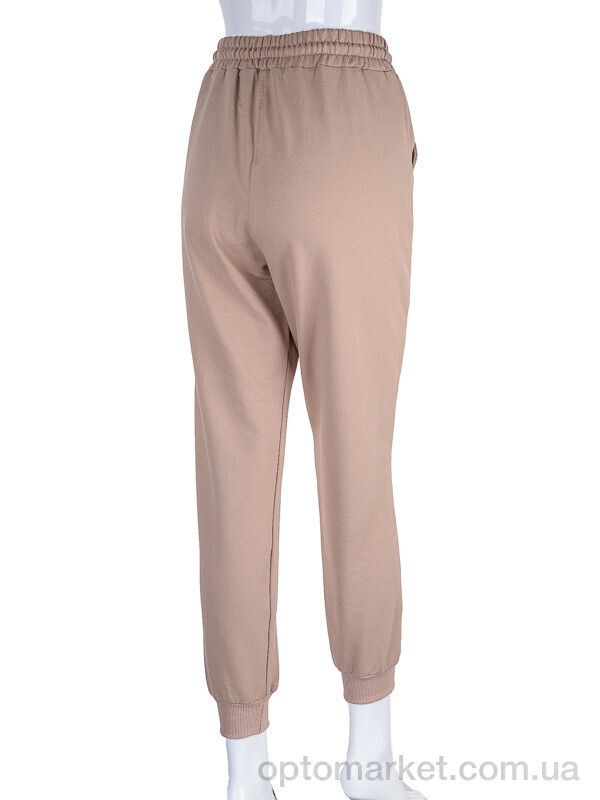 Купить Спортивні штани жіночі 17-8001-0 beige Tengo Mod бежевий, фото 2