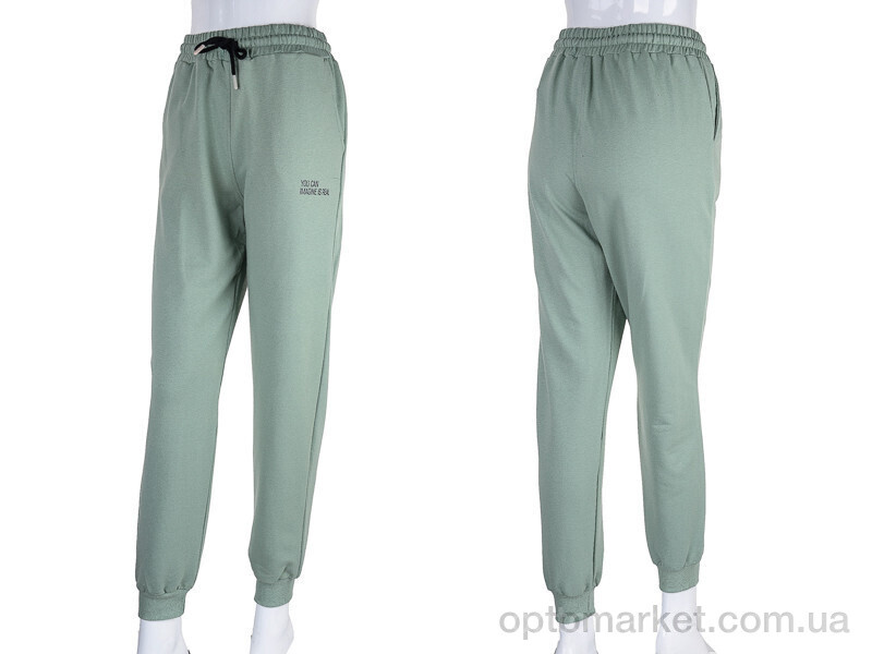 Купить Спортивні штани жіночі 17-8001-1 l.green Tengo Mod зелений, фото 3